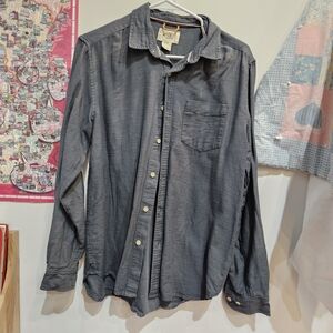 Gray Button-Up Shirt